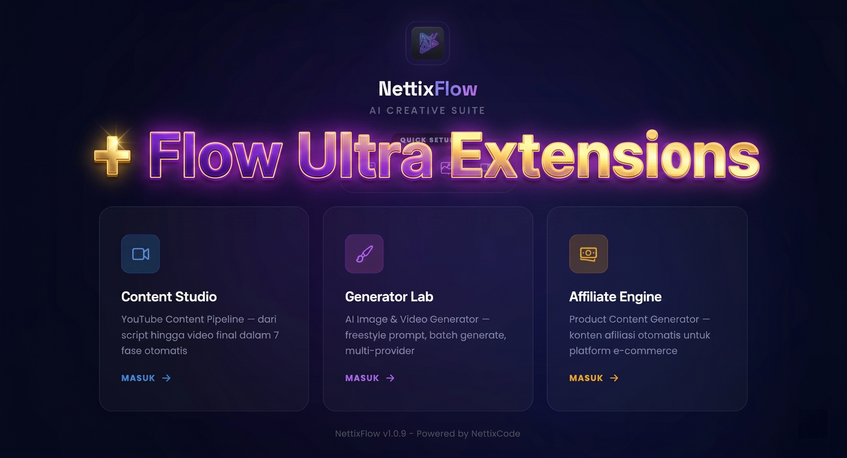 NettixFlow 3 in 1 + NF-Ultra
